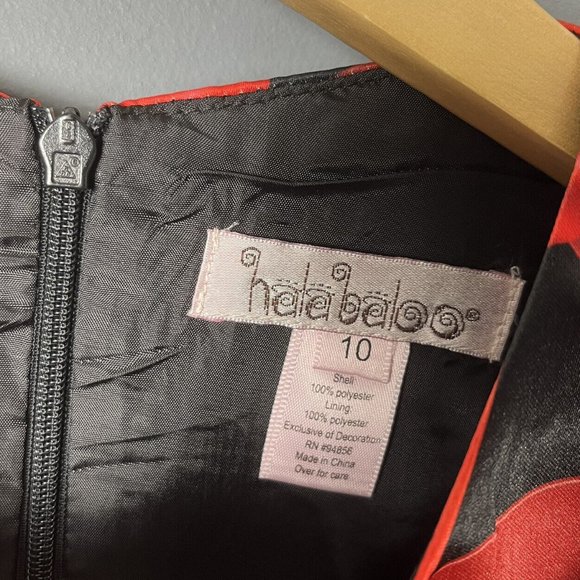 HALABALOO Girls Size 10 Rainbow Bow Striped Dress Sleeveless Colorful Party - Picture 5 of 6